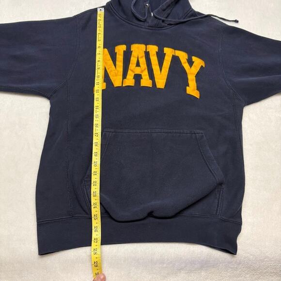 Vintage MV Sport Pro Weave NAVY Academy Reverse Weave Sweatshirt Size S - Picture 5 of 11